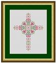 Pattern, Dogwood and Hearts Cross by Happiness is Heartmade