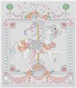 Pattern, A June Affair Carousel Horse by Kooler Design Studio