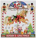 Pattern, December Delights Carousel Horse by Kooler Design Studio