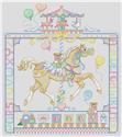Pattern, March-Go-Round Carousel Horse by Kooler Design Studio