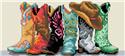Row of Boots