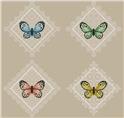 Pattern, Butterflies and Lace by Kitty & Me Designs