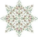 Pattern, Victorian Garden Mandala by Kitty & Me Designs