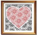 Pattern, Flowers of Love by Peacock & Fig