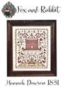 Pattern, Hannah Dawson 1831 by Fox and Rabbit Designs