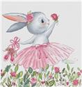 Pattern, Bunny in Wildflowers by Les Petites Croix De Lucie