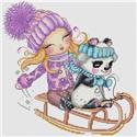 Pattern, Tobogganing by Les Petites Croix De Lucie