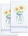 Stamped Stitchable, Sunflowers by Jack Dempsey
