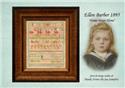 Pattern, Ellen Barber 1895 Home Sweet Home by Hands Across the Sea Samplers