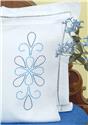 Stamped Stitchable, XX Design (Perle Edge Pillowcase) by Jack Dempsey