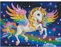Pattern, Mini Cute Rainbow Pegasus by Artecy Cross Stitch