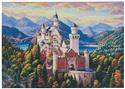 Pattern, Castle in the Mountains by Artecy Cross Stitch