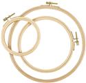 Supply, Beechwood Embroidery Hoop Set 3/Pkg by Edmunds