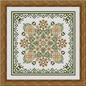 August Hearts Square with Sunflowers