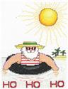 Pattern, Sunburned Santa by Imaginating