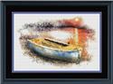 Pattern, Sun On Old Boat by Ronnie Rowe Designs