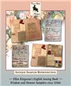 Pattern, Ellen Kingscote's English Sewing Book Samplers circa 1840 by Cross Stitch Antiques