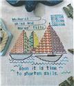 Pattern, Quaker Sailboats by Salty Stitcher Designs