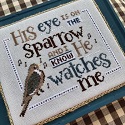 Pattern, Singing Sparrow by Sweet Wing Studio