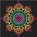 Pattern, Full Rainbow Mandala 2 by Shannon Christine Designs
