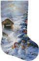 Pattern, Country Shopping Stocking - Right 2 by Artecy Cross Stitch