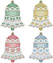 Crazy Christmas Bells Ornaments
