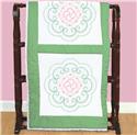 Stamped Stitchable, Vintage Cross-Stitch Flower (Quilt Blocks) by Jack Dempsey