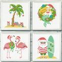 Pattern, Tropical Christmas by Tiny Modernist