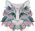 Pattern, Colorful Cats Gingham by Kitty & Me Designs