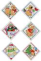 Pattern, Santa's Woodland Friends Ornaments by Kooler Design Studio