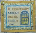 Pattern, Build A Door by Stitches and Style