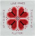 Pattern, Hearts Flutter by Linda Jeanne Jenkins