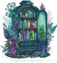 Pattern, Apothecary Cabinet by Les Petites Croix De Lucie