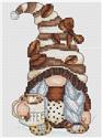 Pattern, Coffee Gnome by Les Petites Croix De Lucie