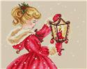Pattern, Girl with Candle Light by Les Petites Croix De Lucie