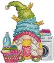 Laundry Girl Gnome
