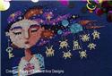 Pattern, Cosmic Dreams II (Big Sister) by Barbara Ana Designs