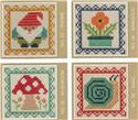 Pattern, Bee In My Bonnet Stitch Cards Set N by It's Sew Emma