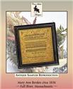 Pattern, Mary Ann Borden 1836 Massachusetts by Cross Stitch Antiques