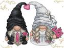 Pattern, Wedding of Gnomes by Les Petites Croix De Lucie