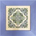 Pattern, Blue Tulips by Ink Circles