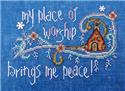 Pattern, My Place Of Worship Brings MePeace by MarNic Designs