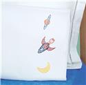 Stamped Stitchable, Outer Space (Perle Edge Pillowcase) by Jack Dempsey