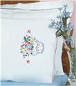 Stamped Stitchable, Watering Can (Lace Edge Pillowcase) by Jack Dempsey