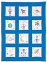 Stamped Stitchable, Outer Space (Quilt Blocks) by Jack Dempsey
