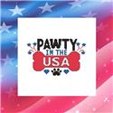 Pattern, PAWTY In The USA by Cross Stitch Wonders