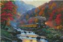 Pattern, Smoky Mountain Train by Artecy Cross Stitch