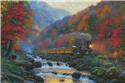 Pattern, Smoky Mountain Train - Large by Artecy Cross Stitch