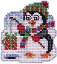 Mill Hill Counted Cross Stitch Ornament Kit 3.25 inchx2.5 inch-Snowman Snow Globe