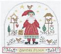 Pattern, Santa's Flock Snow Globe by Imaginating